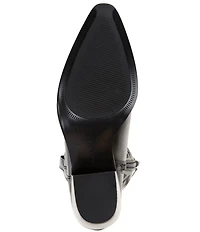 Gianni Bini Chett Leather Western Mid Shaft Boots