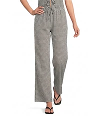 Gianni Bini Claudia Gingham Coordinating Pants