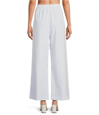 Gianni Bini Coordinating Kourtney Pinstripe Flat Front Pants