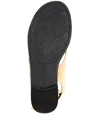 Gianni Bini Corbin Suede Ankle Wrap Thong Sandals