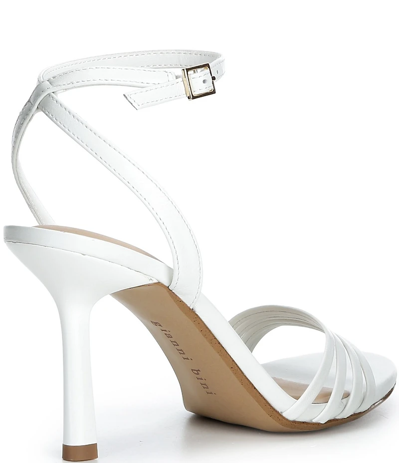Gianni Bini Dafney Leather Strappy Dress Sandals