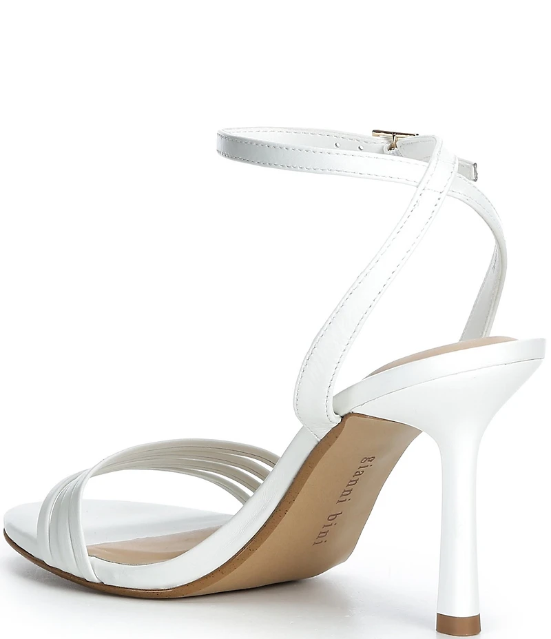 Gianni Bini Dafney Leather Strappy Dress Sandals