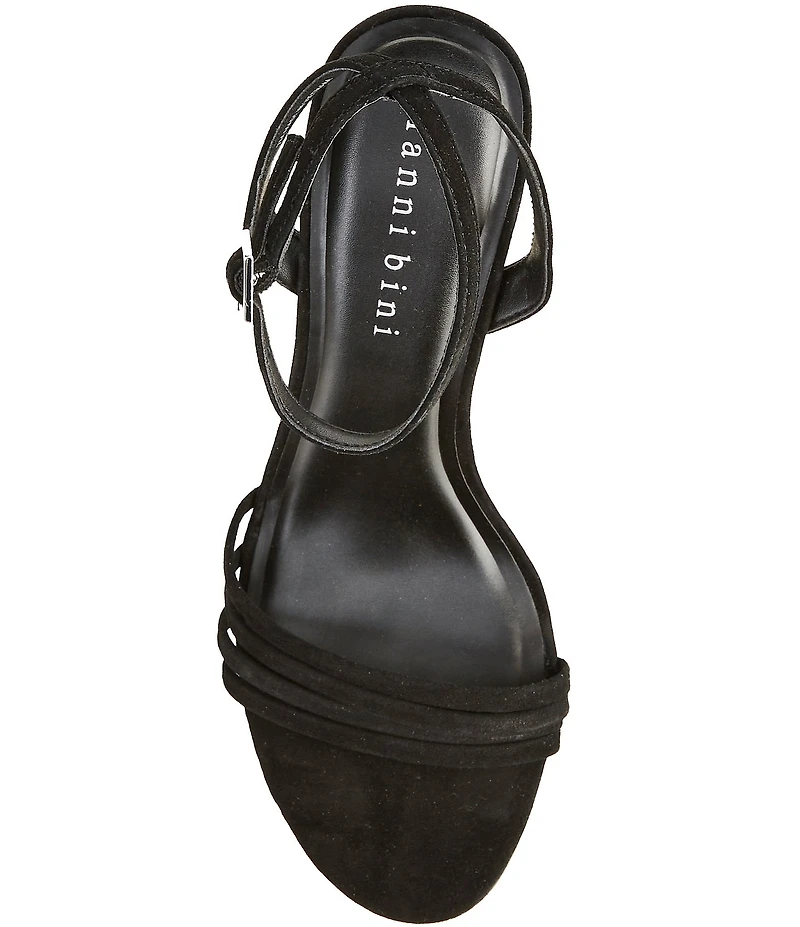 Gianni Bini Dafney Suede Strappy Dress Sandals