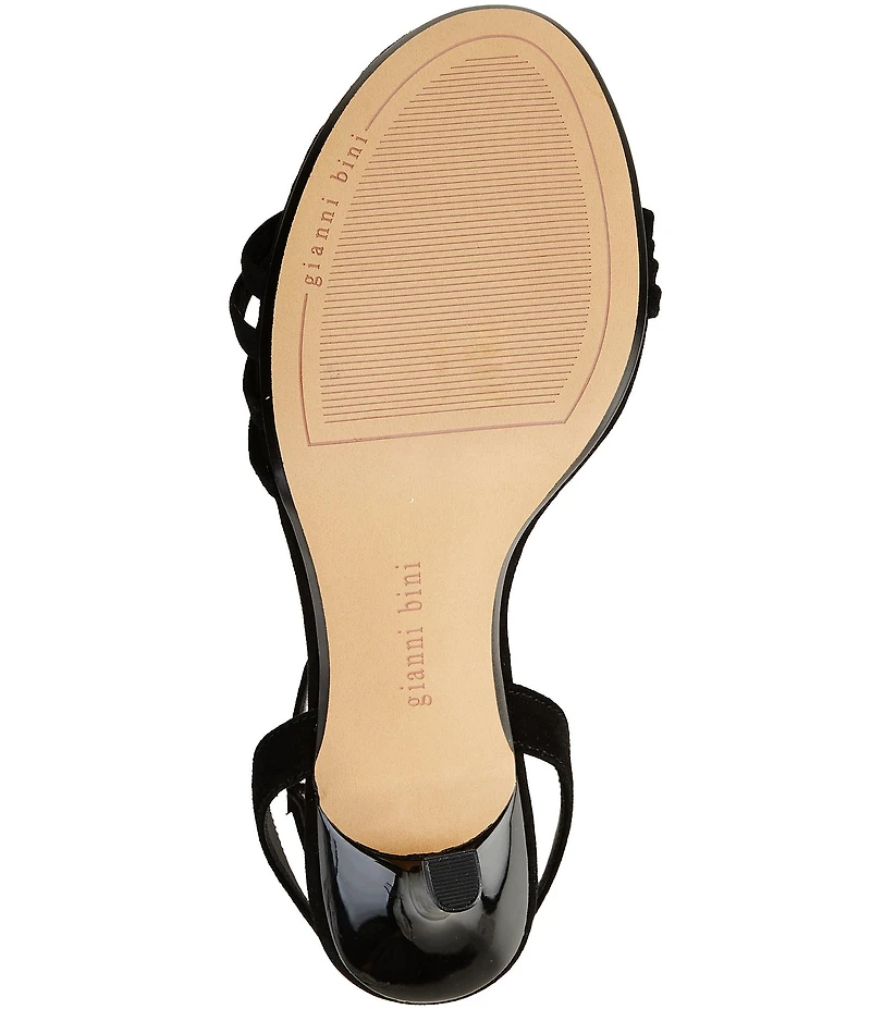 Gianni Bini Dafney Suede Strappy Dress Sandals