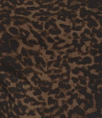 Gianni Bini Daily Long Sleeve Mock Neck Leopard Print Crop Top