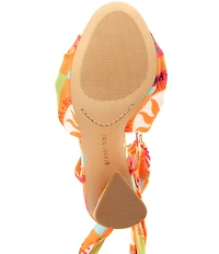 Gianni Bini Dante Ankle Wrap Mismatch Ornament Dress Sandals