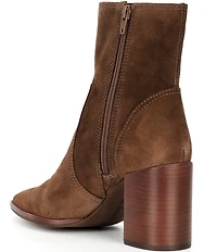 Gianni Bini Darnold Suede Block Heel Booties