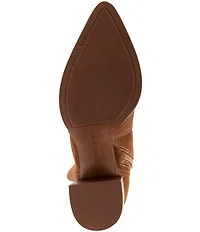 Gianni Bini Darnold Suede Block Heel Booties