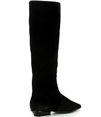 Gianni Bini Deion Suede Square Toe Block Heel Tall Boots