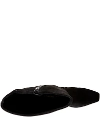 Gianni Bini Deion Suede Square Toe Block Heel Tall Boots