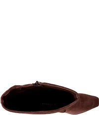 Gianni Bini Deion Suede Square Toe Block Heel Tall Boots