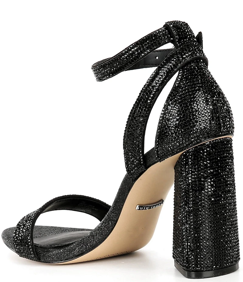 Gianni Bini Dericka Rhinestone Ankle Strap Dress Sandals