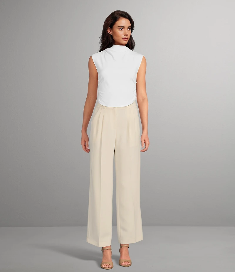 Gianni Bini Durant Leather Block Heel Dress Sandals