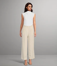 Gianni Bini Durant Leather Block Heel Dress Sandals