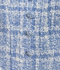 Gianni Bini Eliza Tweed Button Detail A-Line Dress