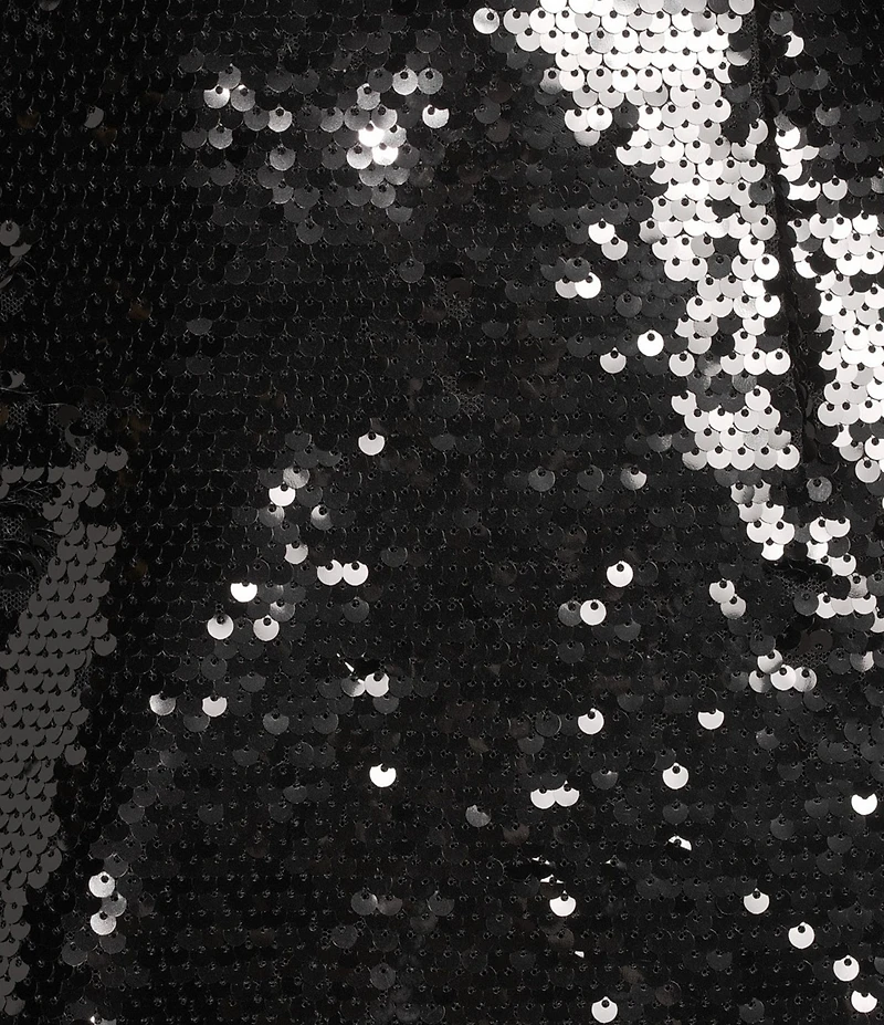 Gianni Bini Ella Sequin V-Neck Long Sleeve Slip Maxi Dress