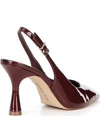 Gianni Bini Ellanor Patent Pointed Toe Slingback Pumps