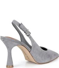 Gianni Bini Ellanor Suede Pointed Toe Slingback Pumps