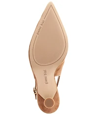 Gianni Bini Ellanor Suede Pointed Toe Slingback Pumps