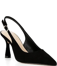 Gianni Bini Ellanor Suede Pointed Toe Slingback Pumps