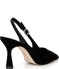 Gianni Bini Ellanor Suede Pointed Toe Slingback Pumps