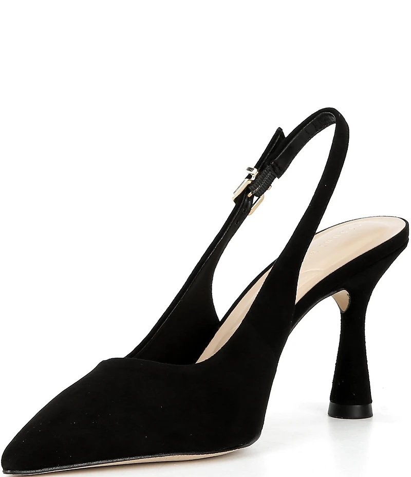 Gianni Bini Ellanor Suede Pointed Toe Slingback Pumps