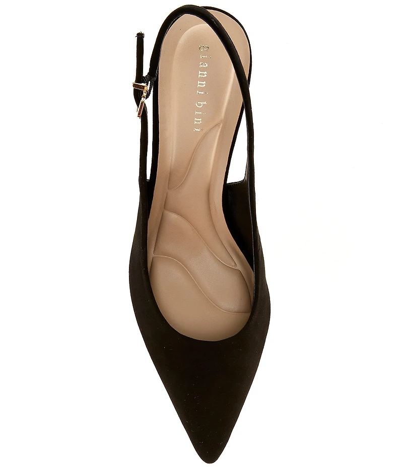 Gianni Bini Ellanor Suede Pointed Toe Slingback Pumps
