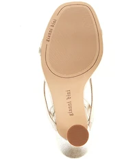 Gianni Bini Elliot Leather Thong Ankle Strap Dress Sandals