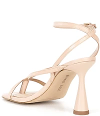 Gianni Bini Elliot Leather Thong Ankle Strap Dress Sandals
