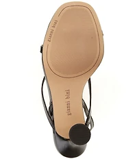 Gianni Bini Elliot Leather Thong Ankle Strap Dress Sandals