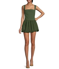 Gianni Bini Everly Poplin Bubble Mini Skirt