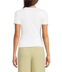 Gianni Bini Everyday Crew Neck Short Sleeve Tee