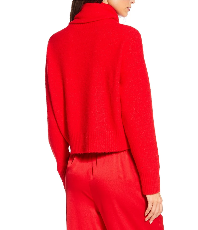 Gianni Bini Everyday Long Sleeve Crew Neck Sweater Scarf Set