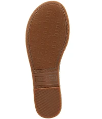 Gianni Bini Ferrel Striped Ornamented Slide Sandals