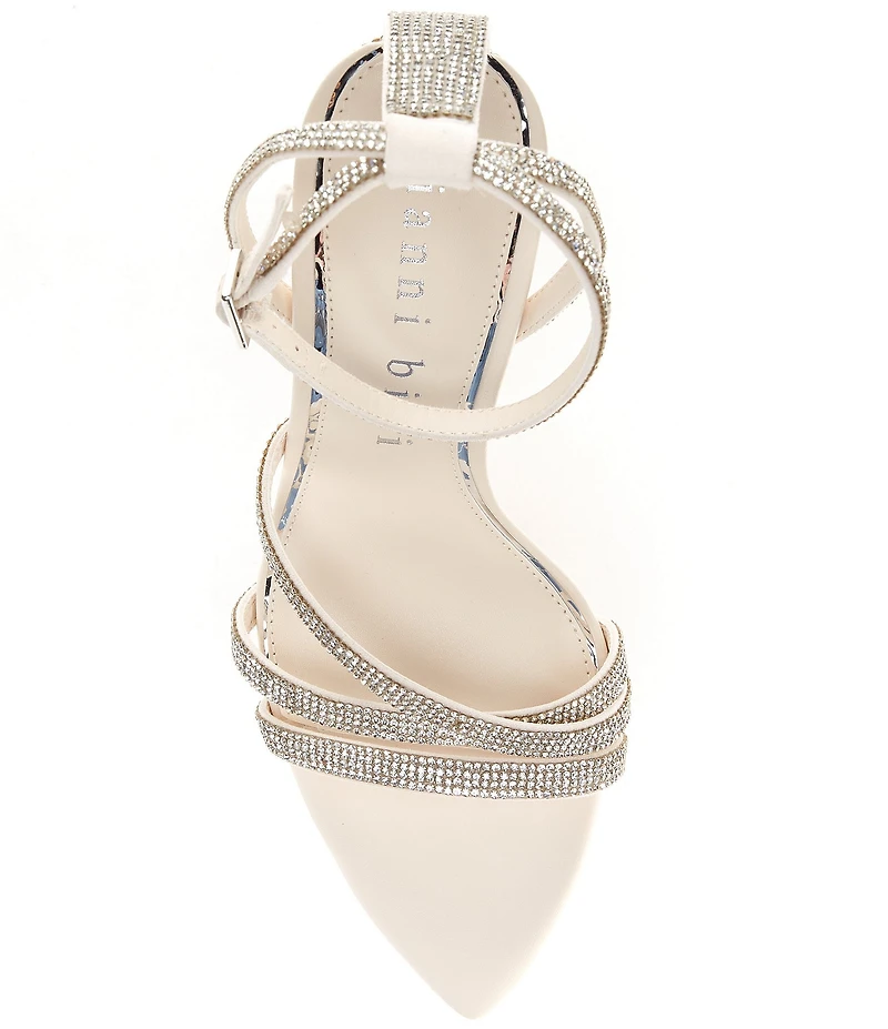 Gianni Bini Fitzthree Rhinestone Embellished Strappy Dress Sandals