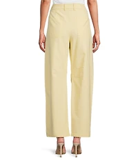 Gianni Bini Flora Embroidered High Rise Straight Leg Barrel Jeans