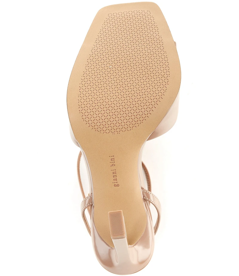 Gianni Bini Foles Ankle Wrap Square Toe Dress Sandals