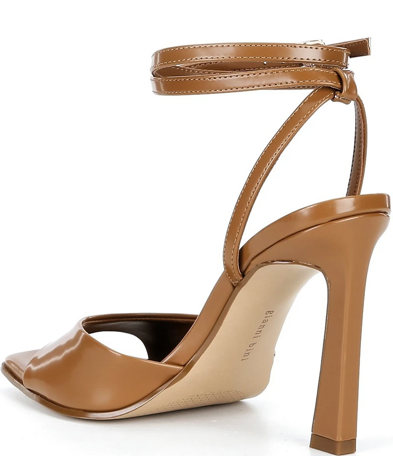 Gianni Bini Foles Ankle Wrap Square Toe Dress Sandals