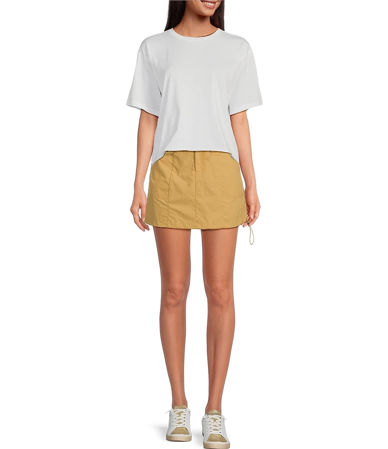 Gianni Bini Freya Nylon Cargo Skirt