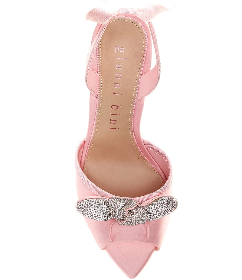 Gianni Bini Gardner Satin Lace Up Dress Sandals