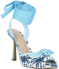 Gianni Bini Gardner Three Beaded Lace Up Dress Sandals