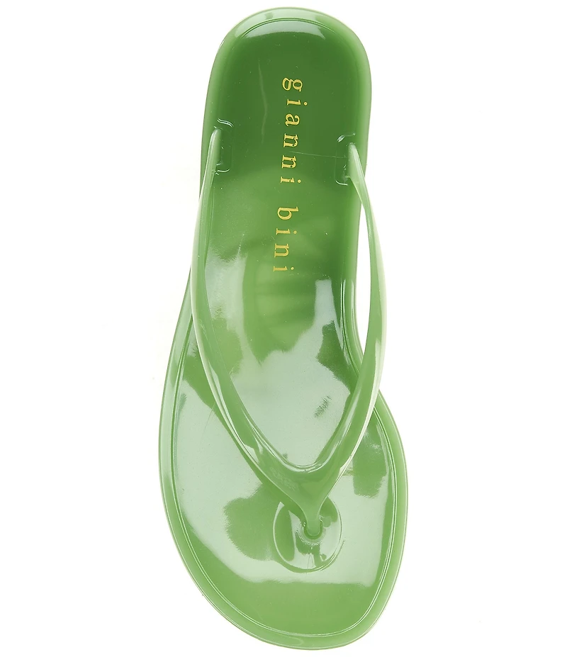 Gianni Bini Gelly Jelly Thong Sandals
