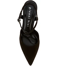 Gianni Bini Geno Suede Ankle Strap Pointed Toe Pumps