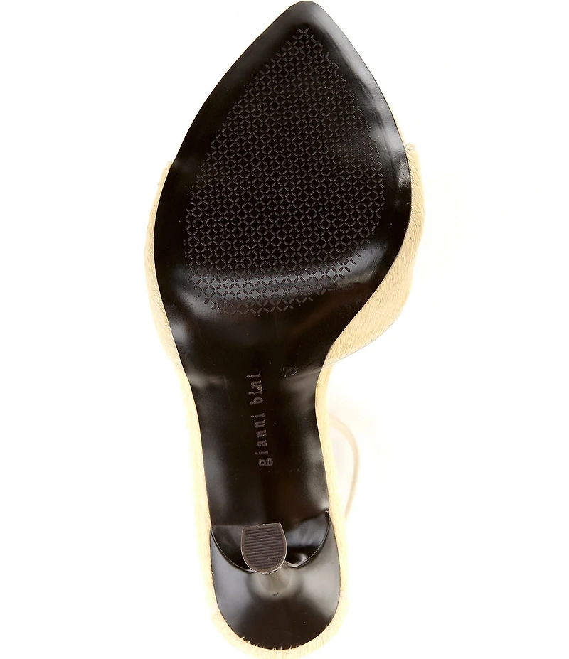 Gianni Bini Grady Haircalf Stiletto Dress Sandals