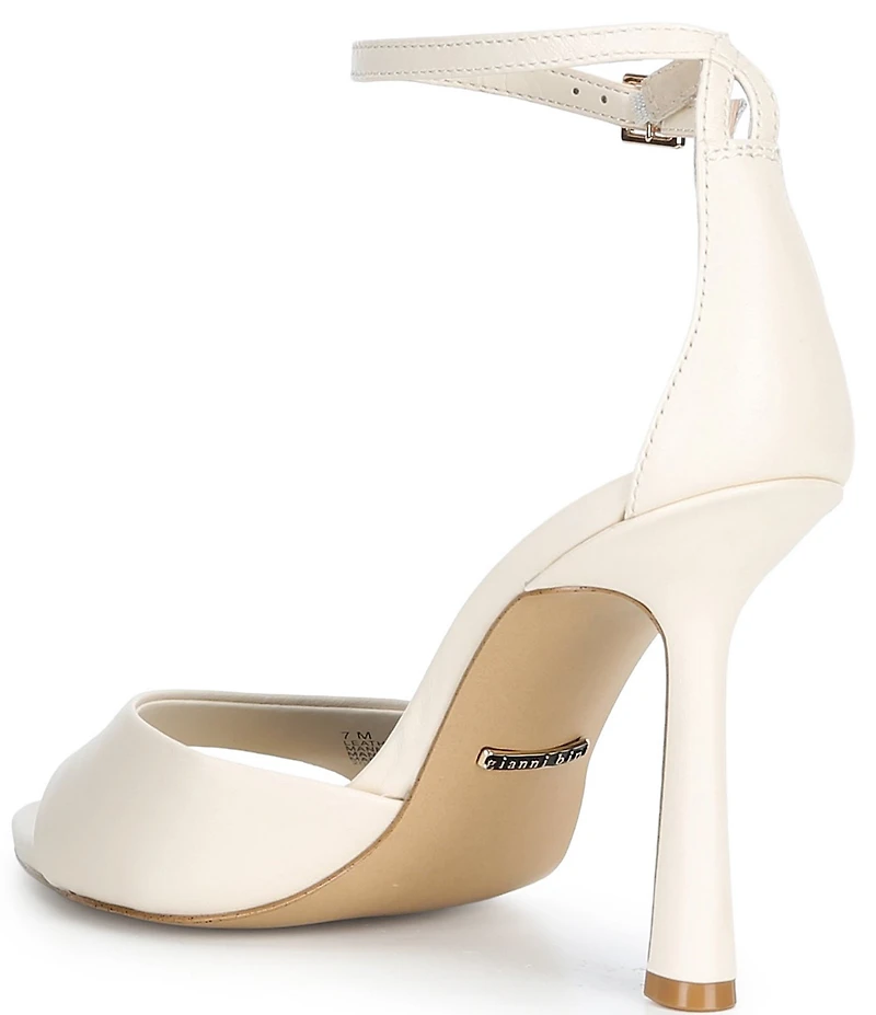 Gianni Bini Grady Leather Pointed Toe Stiletto Dress Sandals