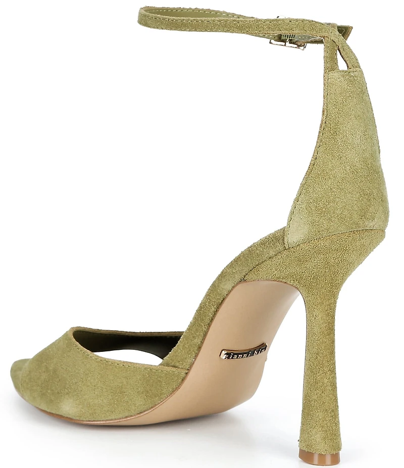 Gianni Bini Grady Suede Stiletto Dress Sandals