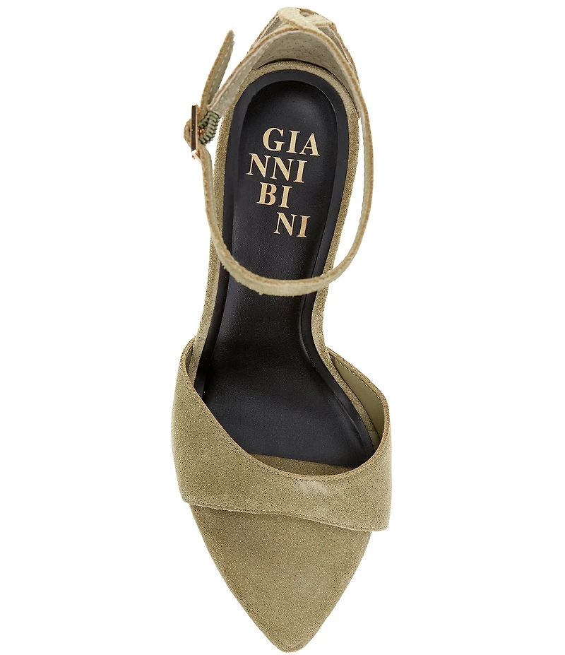 Gianni Bini Grady Suede Stiletto Dress Sandals