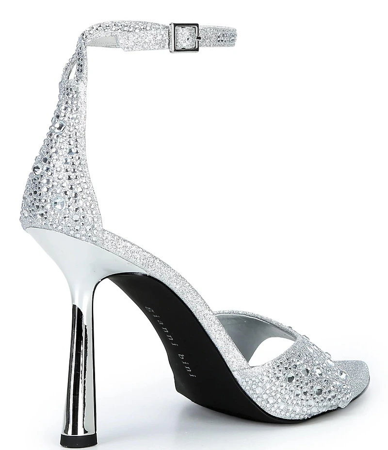 Gianni Bini Grady Two Rhinestone Stiletto Dress Sandals