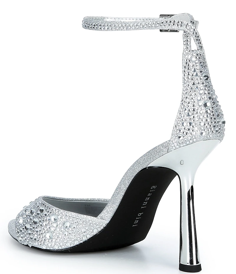 Gianni Bini Grady Two Rhinestone Stiletto Dress Sandals