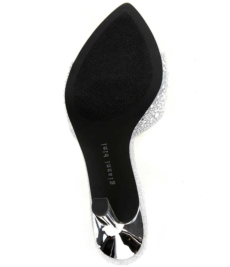 Gianni Bini Grady Two Rhinestone Stiletto Dress Sandals